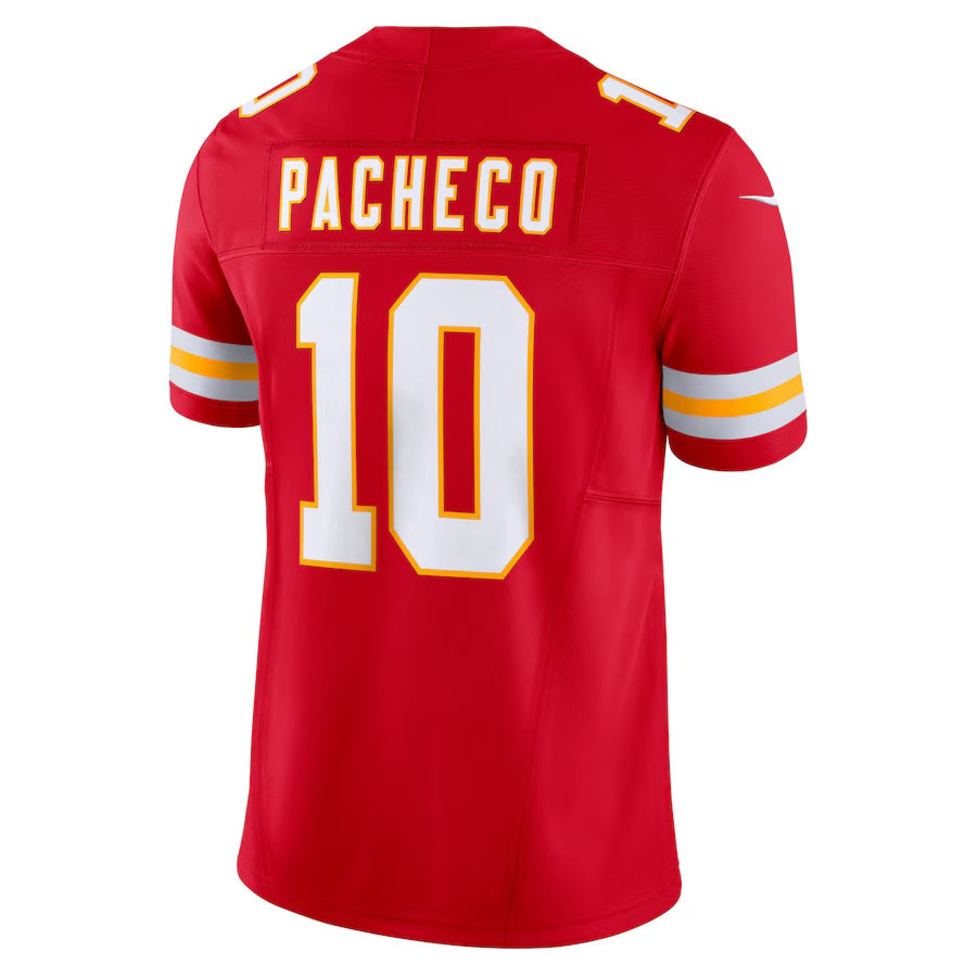 KC.Chiefs #10 Isiah Pacheco Red Vapor F.U.S.E. Limited Jersey Stitched American Football Jerseys