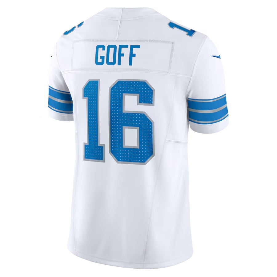 D.Lions #16 Jared Goff White Vapor F.U.S.E. Limited Jersey Stitched American Football Jerseys