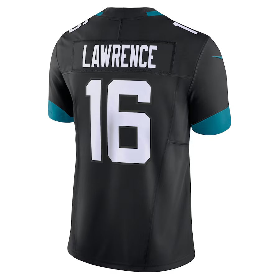 J.Jaguars #16 Trevor Lawrence Black Vapor F.U.S.E. Limited Jersey Stitched American Football Jerseys