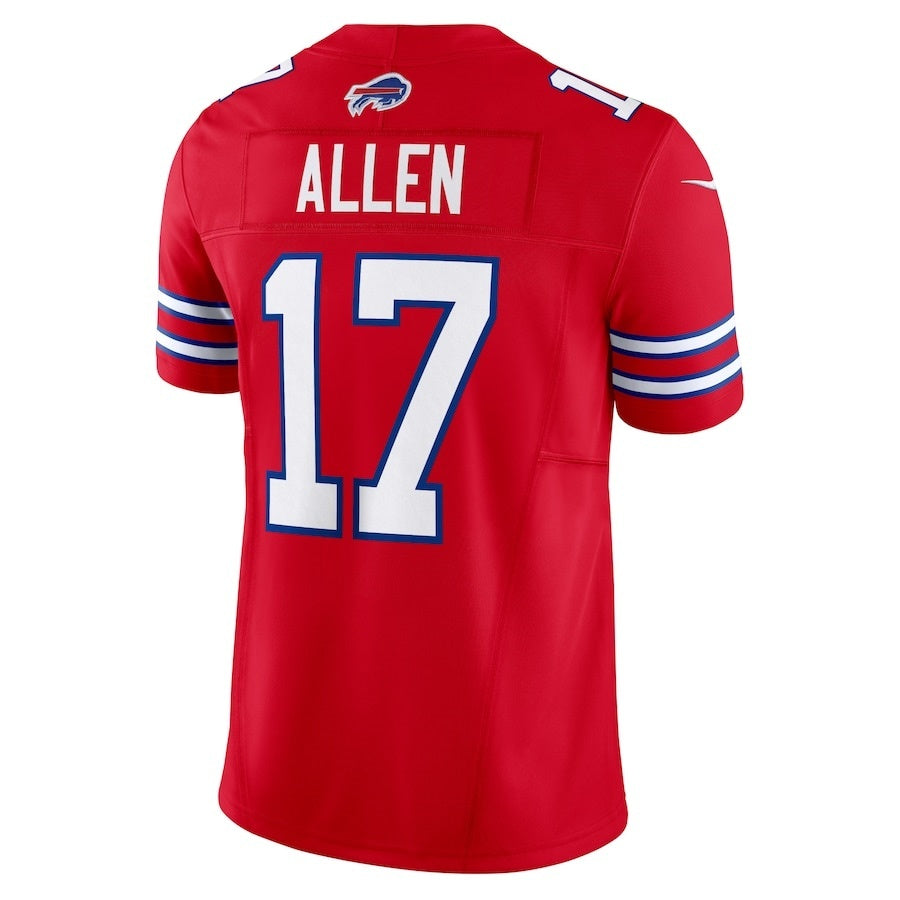 B.Bills #17 Josh Allen Red Vapor F.U.S.E. Limited Jersey American Football Jerseys