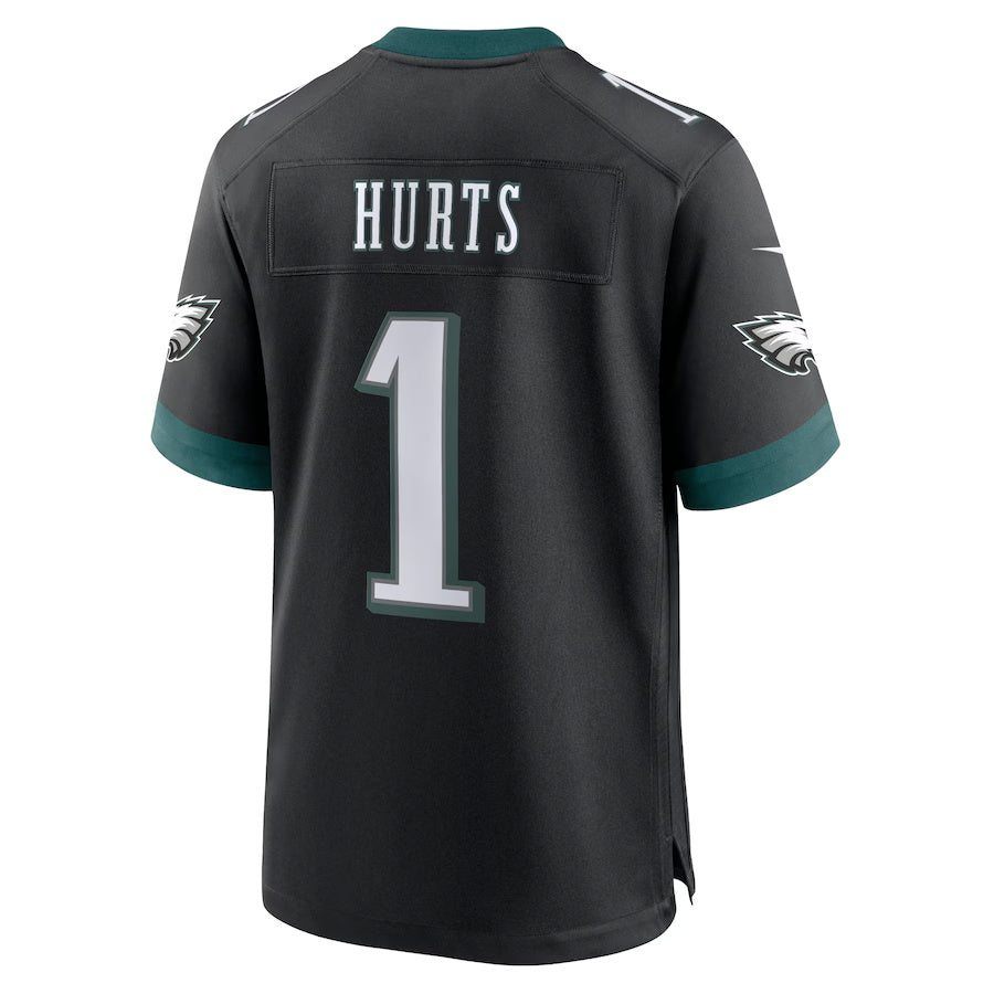 P.Eagles #1 Jalen Hurts Black Vapor F.U.S.E. Limited Jersey Stitched American Football Jerseys