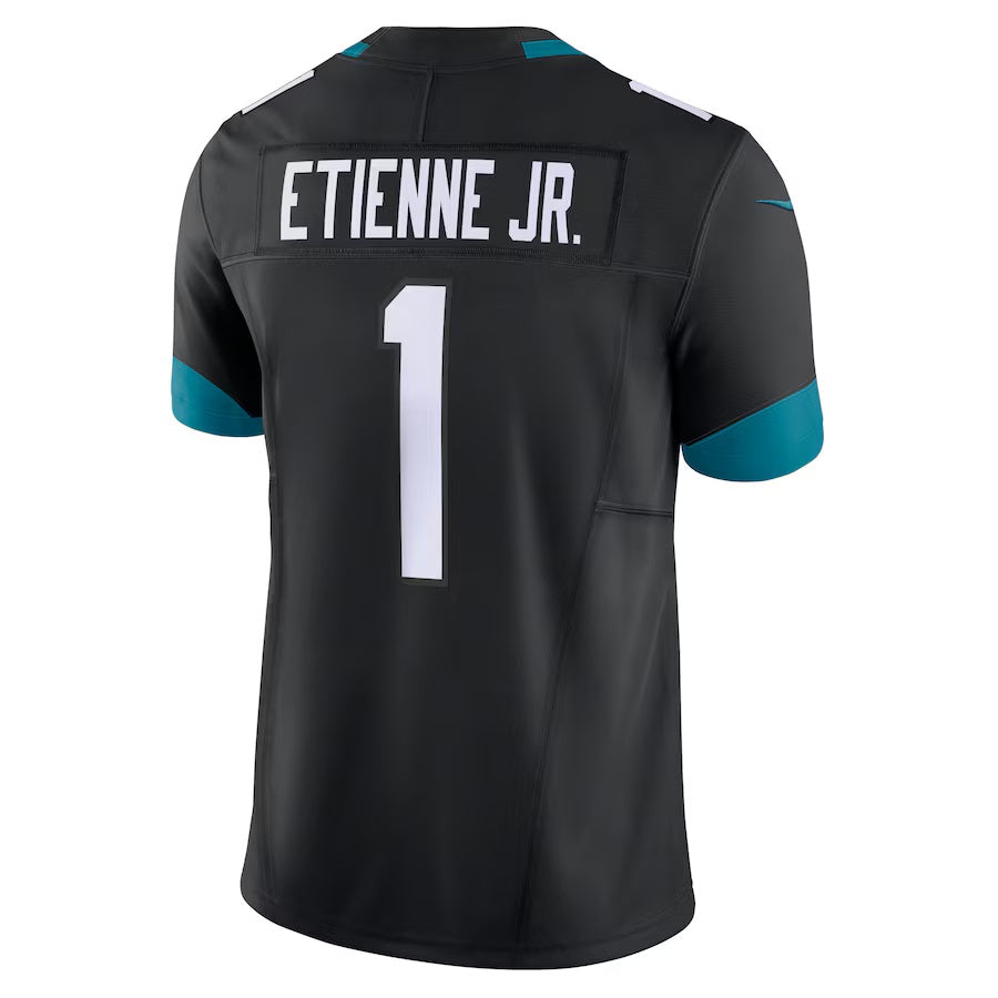 J.Jaguars #1 Travis Etienne Jr. Black Vapor F.U.S.E. Limited Jersey Stitched American Football Jerseys