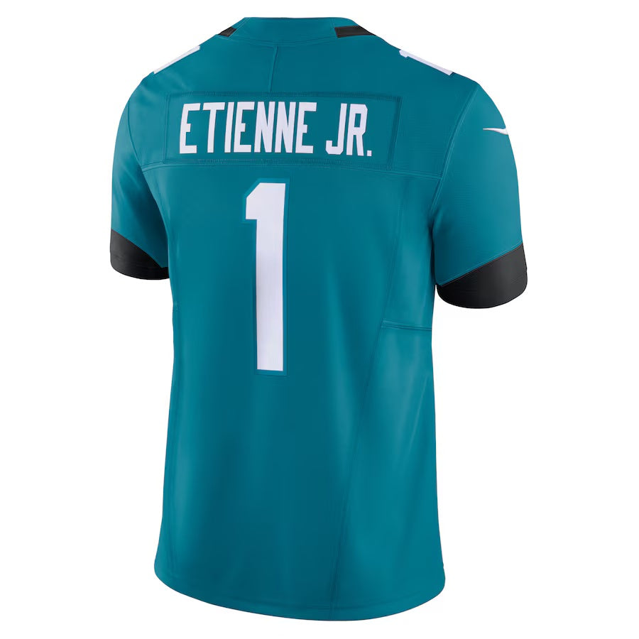 J.Jaguars #1 Travis Etienne Jr. Teal Vapor F.U.S.E. Limited Jersey Stitched American Football Jerseys
