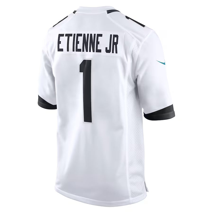 J.Jaguars #1 Travis Etienne Jr. White Vapor F.U.S.E. Limited Jersey Stitched American Football Jerseys