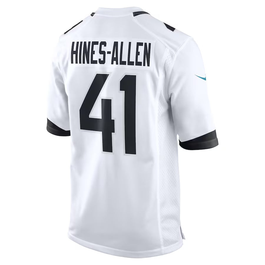 J.Jaguars #41 Josh Hines-Allen White Vapor F.U.S.E. Limited Jersey Stitched American Football Jerseys