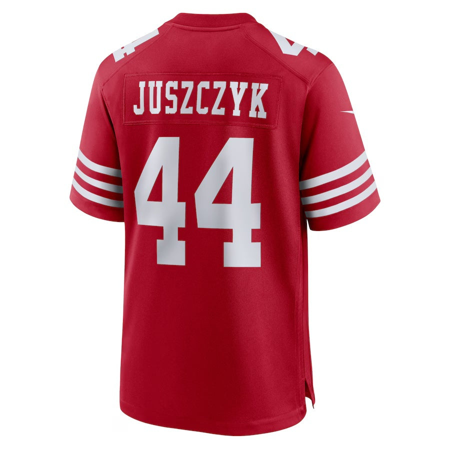 SF.49ers #44 Kyle Juszczyk Scarlet Vapor F.U.S.E. Limited Jersey Stitched American Football Jersey
