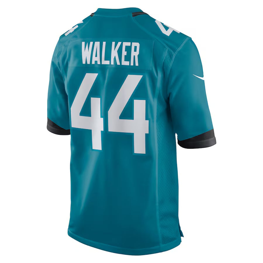 J.Jaguars #44 Travon Walker Teal Vapor F.U.S.E. Limited Jersey Stitched American Football Jerseys