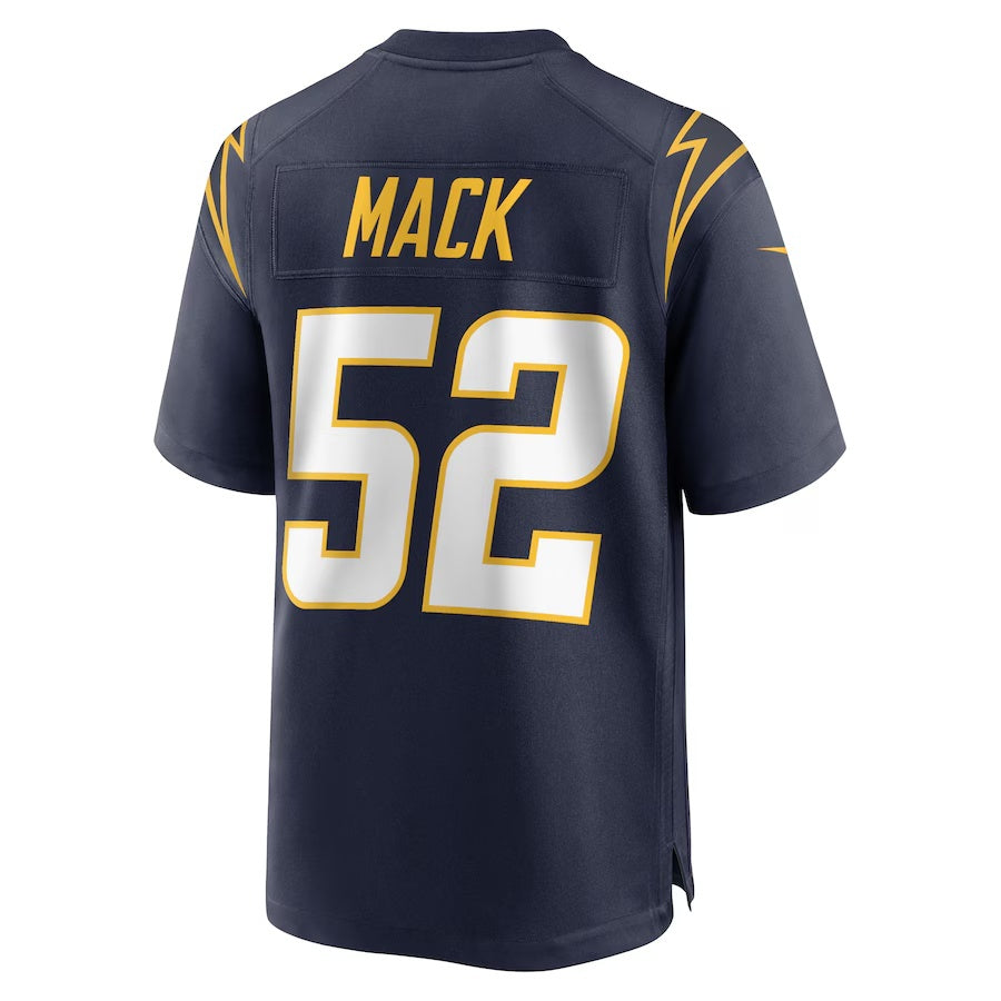 LA.Chargers #52 Khalil Mack Navy Vapor F.U.S.E. Limited Jersey Stitched American Football Jerseys