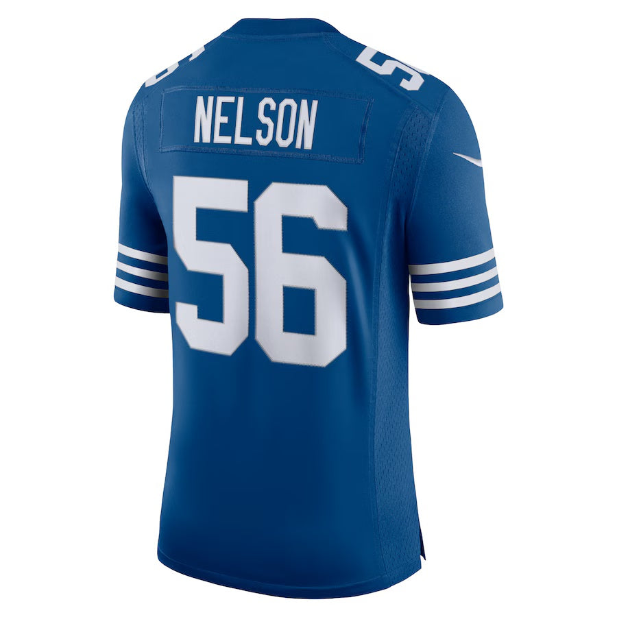 IN.Colts #56 Quenton Nelson Royal Vapor F.U.S.E. Limited Jersey Stitched American Football Jerseys