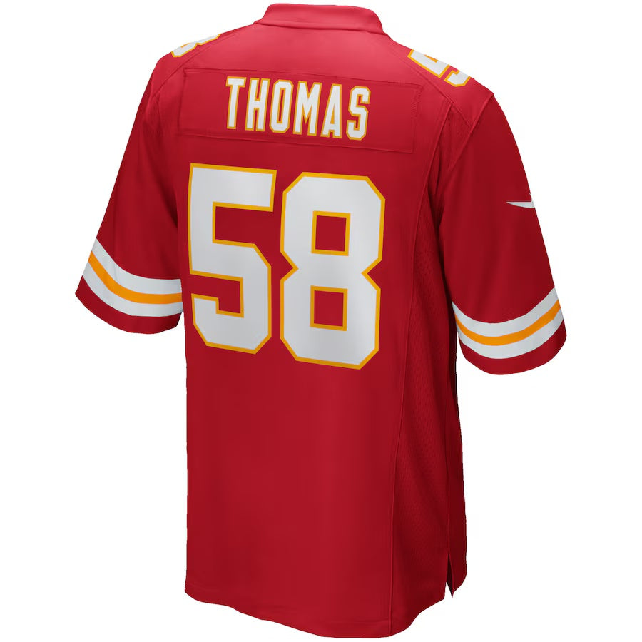 KC.Chiefs #58 Derrick Thomas Red Vapor F.U.S.E. Limited Jersey Stitched American Football Jerseys