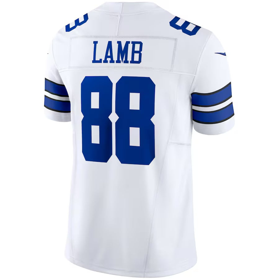 D.Cowboys #88 CeeDee Lamb White Vapor F.U.S.E. Limited Jersey American Football Jersey