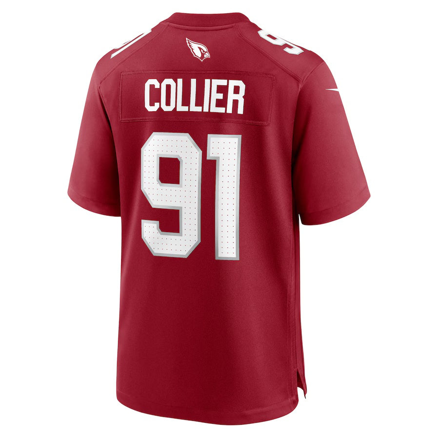 A.Cardinals #91 L.J. Collier Cardinal Vapor F.U.S.E. Limited Jersey Stitched American Football Jerseys