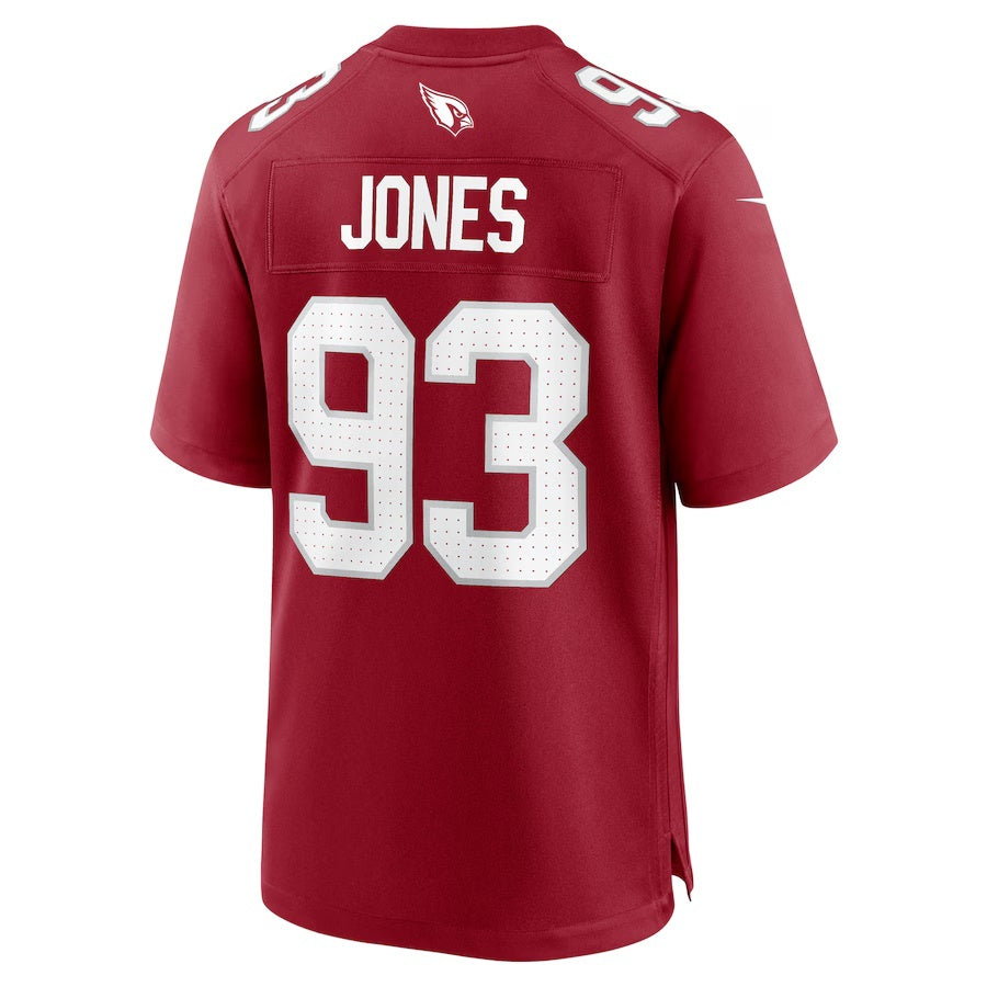 A.Cardinals #93 Justin Jones Cardinal Vapor F.U.S.E. Limited Jersey Stitched American Football Jerseys