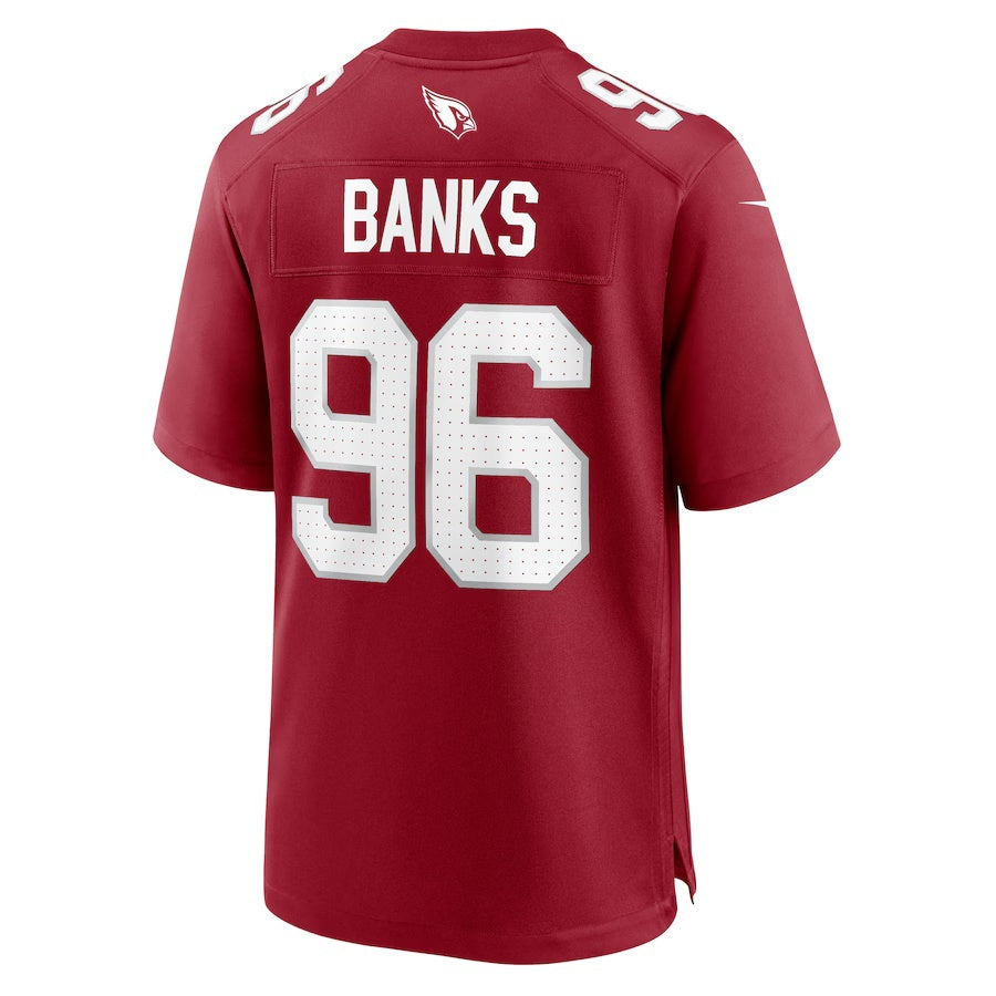 A.Cardinals #96 Eric Banks Cardinal Vapor F.U.S.E. Limited Jersey Stitched American Football Jerseys