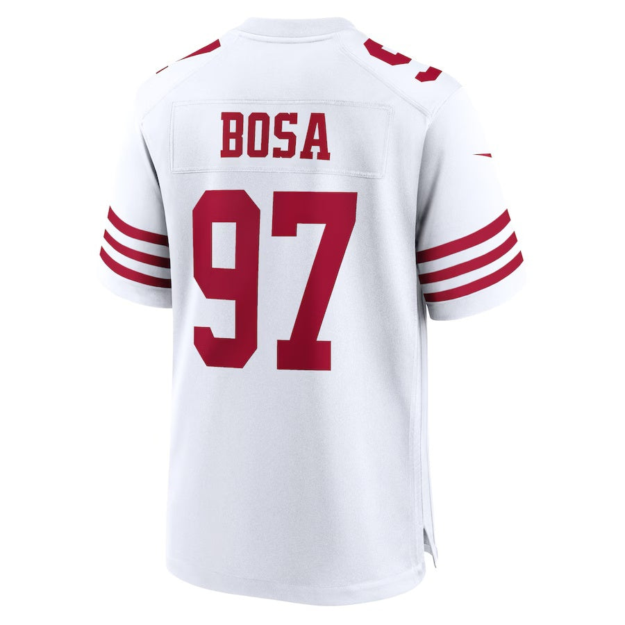 SF.49ers #97 Nick Bosa White Vapor F.U.S.E. Limited Jersey Stitched American Football Jersey