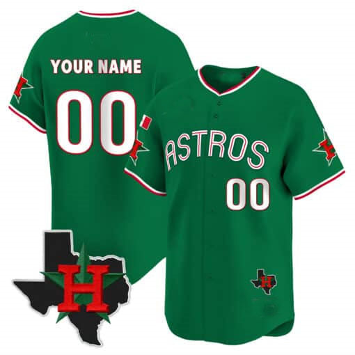 Custom Houston Astros Mexico Texas Patch Vapor Premier Limited V3 ¡§C All Stitched Baseball Jersey