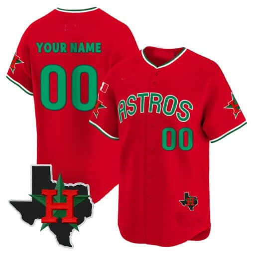 Custom Houston Astros Mexico Texas Patch Vapor Premier Limited V3 ¡§C All Stitched Baseball Jersey