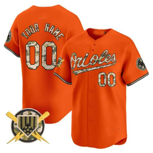 Custom Baltimore Orioles Armed Forces Day Vapor Premier Limited ¡§C All Stitched Baseball Jersey