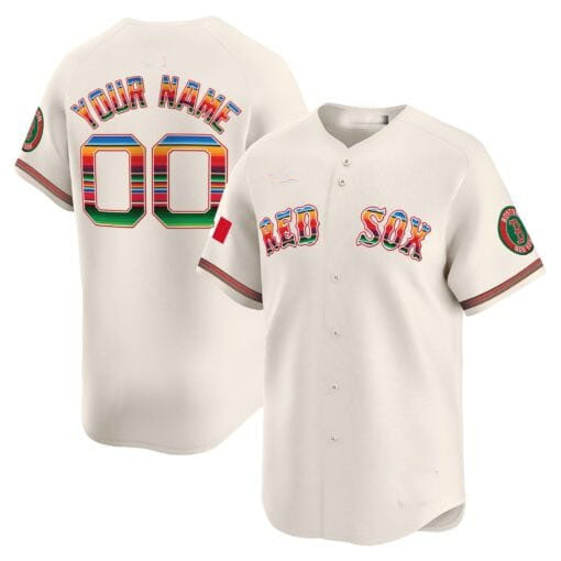Custom Boston Red Sox Mexico Vapor Premier Limited¡§C All Stitched Baseball Jersey
