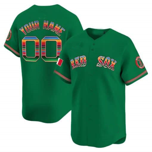 Custom Boston Red Sox Mexico Vapor Premier Limited¡§C All Stitched Baseball Jersey