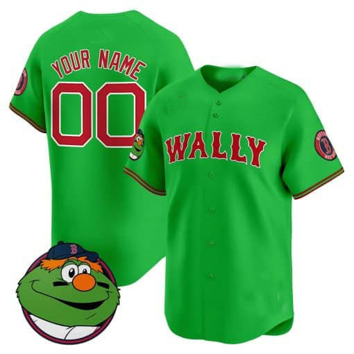 Custom Boston Red Sox Wally Vapor Premier Limited¡§C All Stitched Baseball Jersey