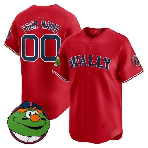 Custom Boston Red Sox Wally Vapor Premier Limited¡§C All Stitched Baseball Jersey