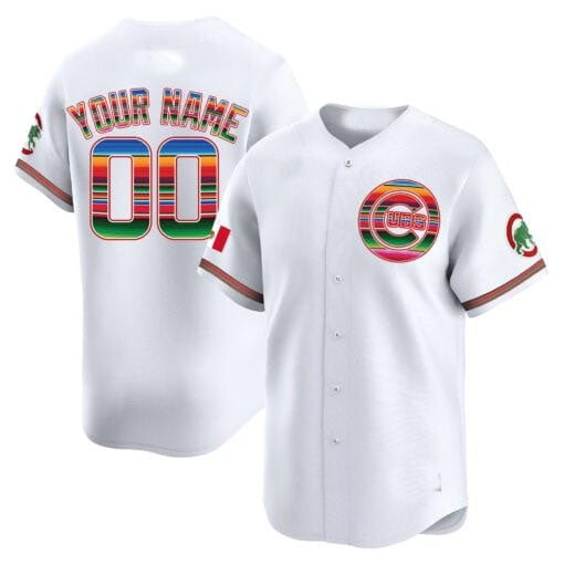 Custom Chicago Cubs Mexico Vapor Premier Limited¡§C All Stitched Baseball Jersey