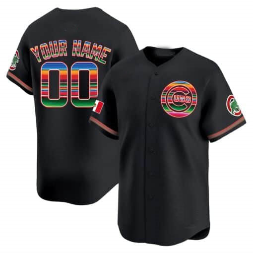 Custom Chicago Cubs Mexico Vapor Premier Limited¡§C All Stitched Baseball Jersey