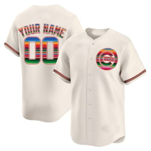 Custom Chicago Cubs Mexico Vapor Premier Limited¡§C All Stitched Baseball Jersey