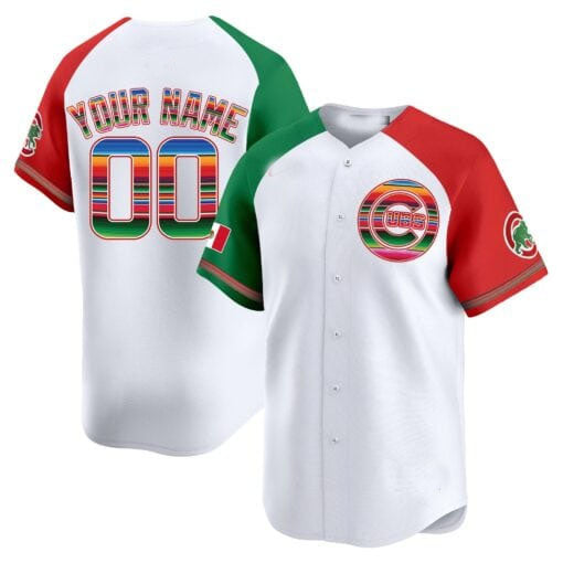 Custom Chicago Cubs Mexico Vapor Premier Limited¡§C All Stitched Baseball Jersey