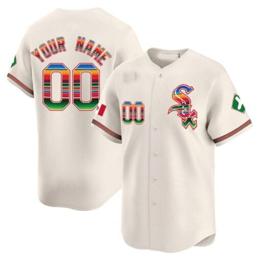 Custom Chicago White Sox Mexico Vapor Premier Limited V2 ¡§C All Stitched Baseball Jersey