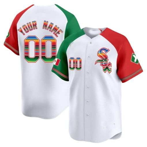 Custom Chicago White Sox Mexico Vapor Premier Limited V2 ¡§C All Stitched Baseball Jersey