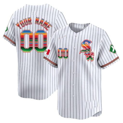 Custom Chicago White Sox Mexico Vapor Premier Limited V2 ¡§C All Stitched Baseball Jersey