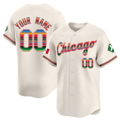 Custom Chicago White Sox Mexico Vapor Premier Limited V3 ¡§C All Stitched Baseball Jersey