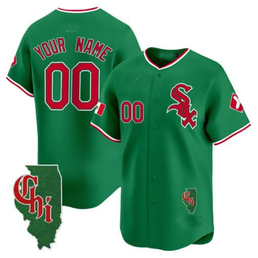 Custom Chicago White Sox Mexico Vapor Premier Limited ¡§C Illinois Patch ¡§C All Stitched Baseball Jersey