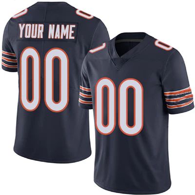 Custom C.Bears Jersey Navy Vapor F.U.S.E. Stitched Personalization Football Jerseys