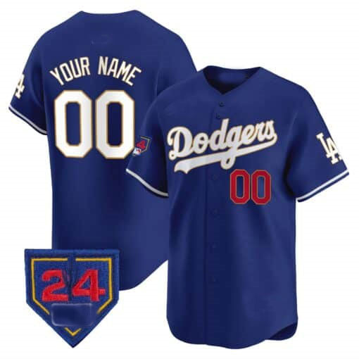 Custom Los Angeles Dodgers 2024 Spring Training Patch Vapor Premier Limited ¡§C All Stitched Baseball Jersey