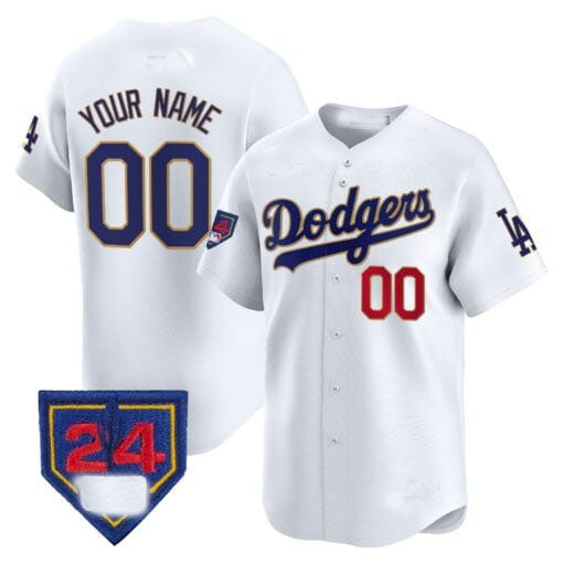 Custom Los Angeles Dodgers 2024 Spring Training Patch Vapor Premier Limited ¡§C All Stitched Baseball Jersey