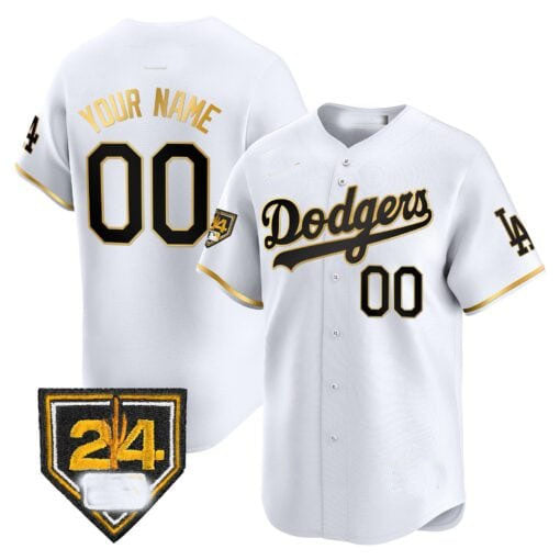 Custom Los Angeles Dodgers 2024 Spring Training Patch Vapor Premier Limited ¡§C All Stitched Baseball Jersey