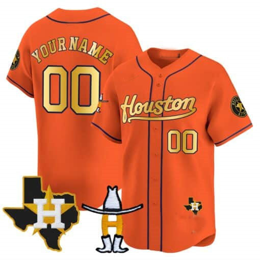 Custom Houston Astros Rodeo Patch Vapor Premier Limited ¡§C All Stitched Baseball Jersey