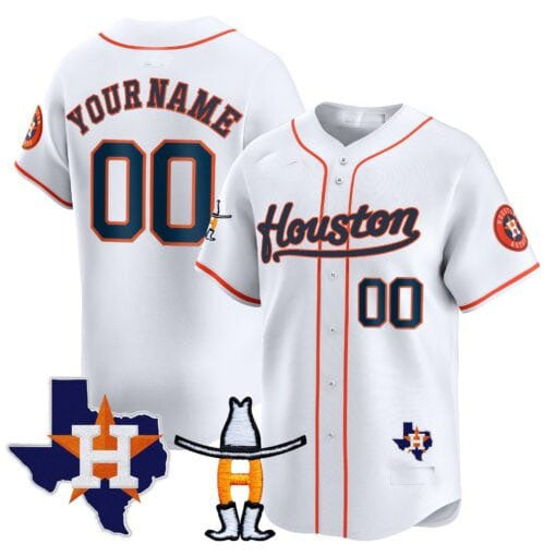 Custom Houston Astros Rodeo Patch Vapor Premier Limited ¡§C All Stitched Baseball Jersey