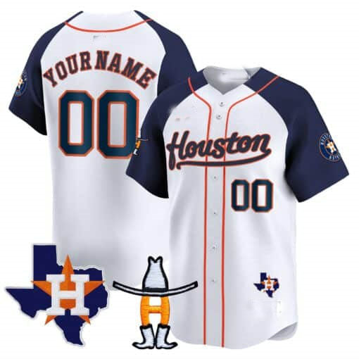 Custom Houston Astros Rodeo Patch Vapor Premier Limited ¡§C All Stitched Baseball Jersey