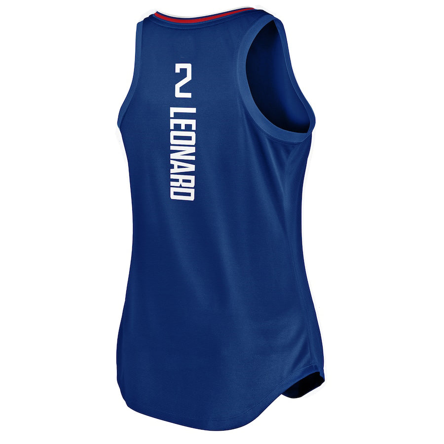 LA.Clippers #2 Kawhi Leonard Fanatics Branded Fast Break Player Movement Jersey Tank Top Royal Stitched American Basketball Jersey