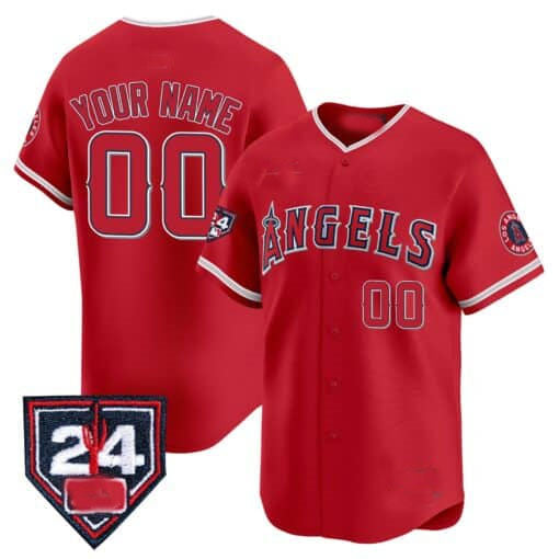 Custom Los Angeles Angels 2024 Spring Training Patch Vapor Premier Limited ¡§C All Stitched Baseball Jersey
