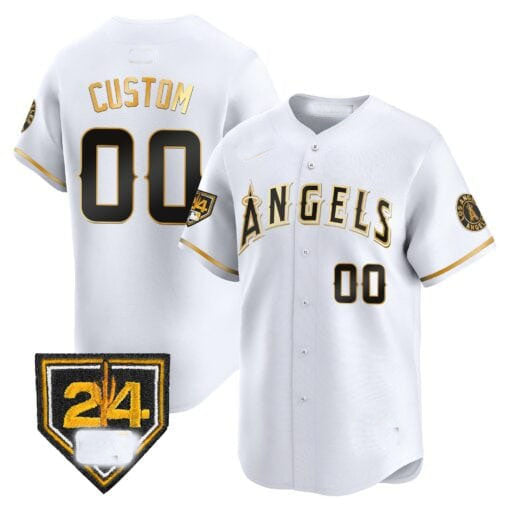 Custom Los Angeles Angels 2024 Spring Training Patch Vapor Premier Limited ¡§C All Stitched Baseball Jersey