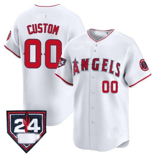 Custom Los Angeles Angels 2024 Spring Training Patch Vapor Premier Limited ¡§C All Stitched Baseball Jersey