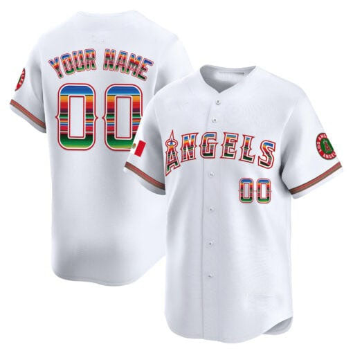 Custom Los Angeles Angels Mexico Vapor Premier Limited ¡§C All Stitched Baseball Jersey