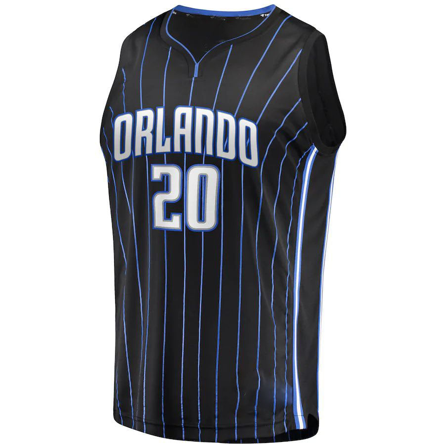 O.Magic #20 Markelle Fultz Fanatics Branded 2019 Fast Break Replica Player Jersey Black Icon Edition Stitched American Basketball Jersey