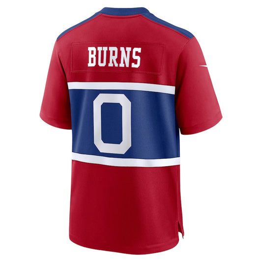 NY.Giants #0 Brian Burns Red Vapor F.U.S.E. Limited Jersey Stitched American Football Jerseys