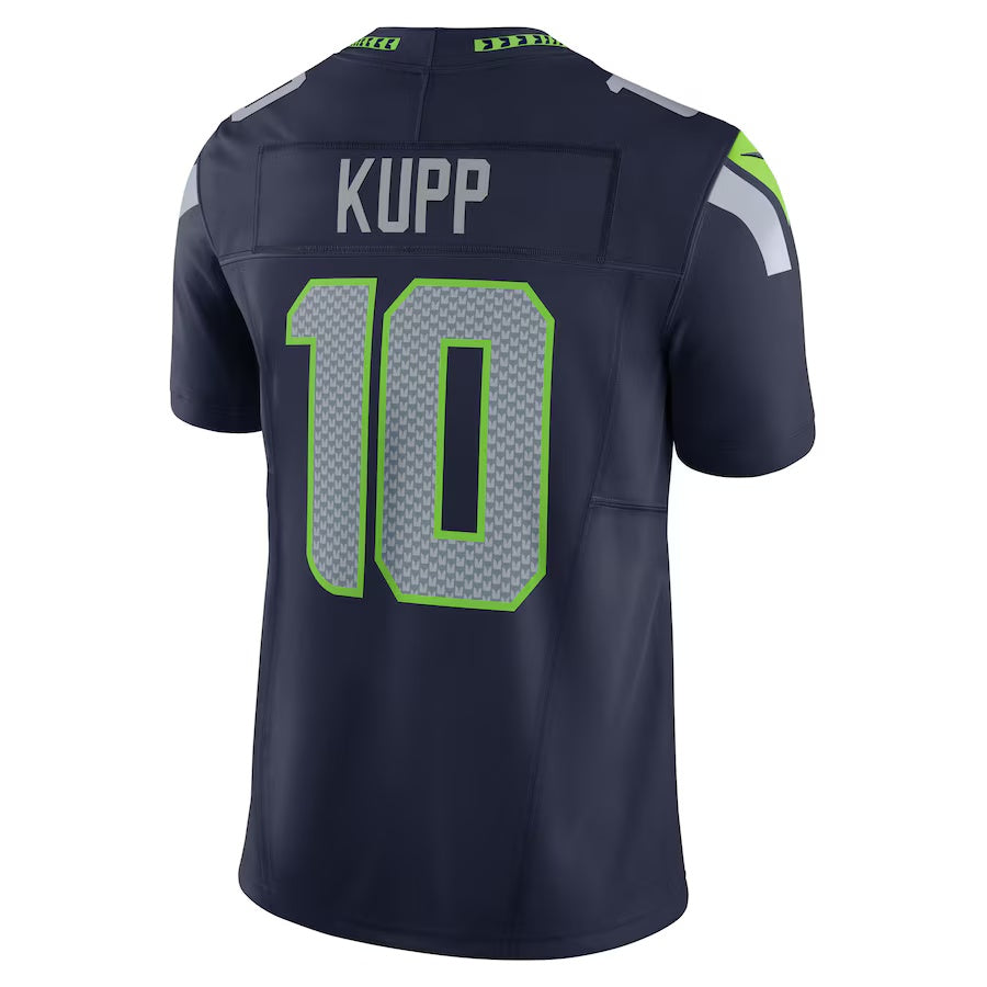 S.Seahawks #10 Cooper Kupp College Navy Vapor F.U.S.E. Limited Jersey Stitched American Football Jerseys